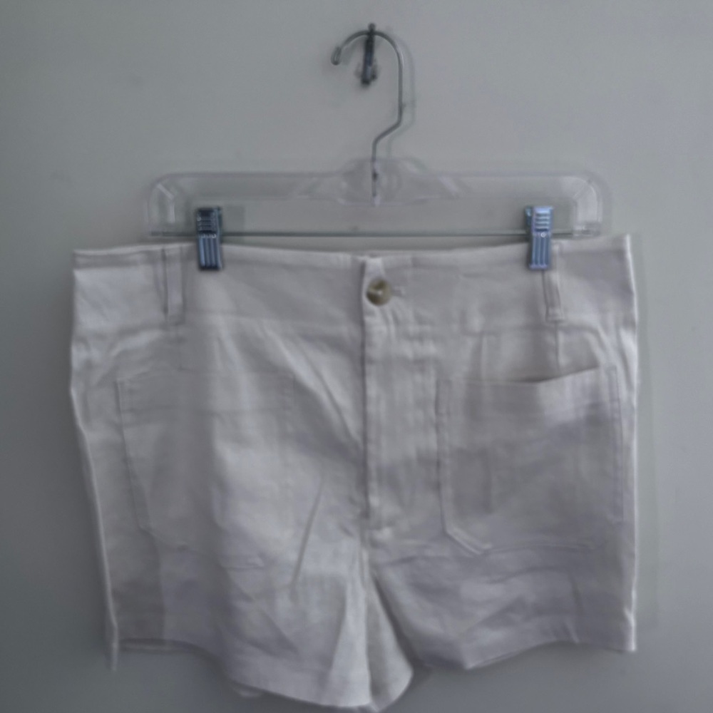 NWT Anthropologie THE COLETTE LINEN BLEND SHORTS BY MAEVE size: 32 or Women's 14 - Picture 5 of 9